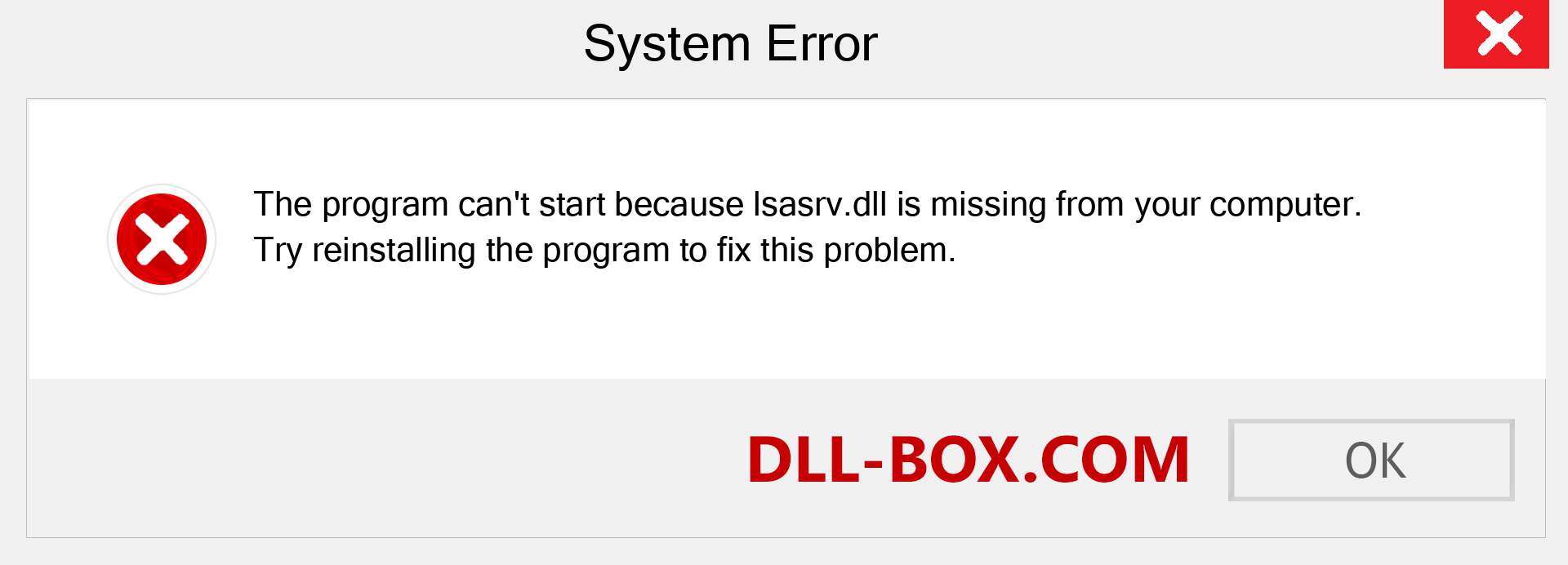  lsasrv.dll file is missing?. Download for Windows 7, 8, 10 - Fix  lsasrv dll Missing Error on Windows, photos, images